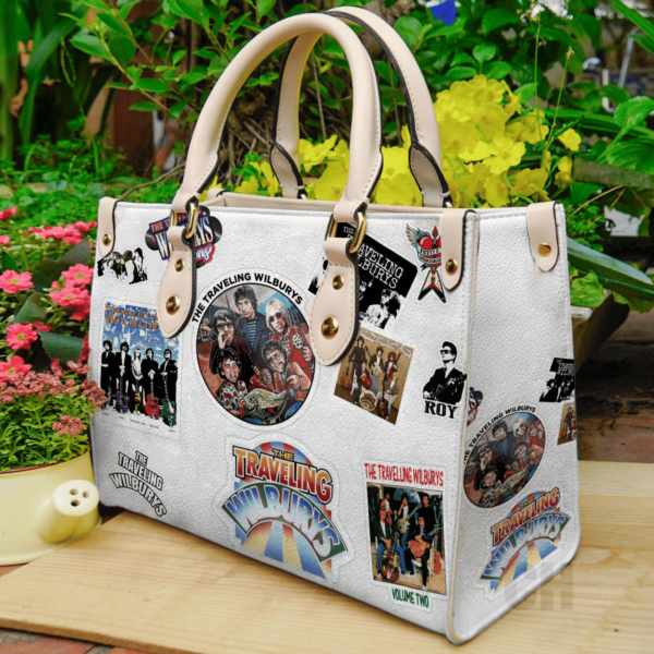 Traveling Wilburys Women Leather Hand Bag