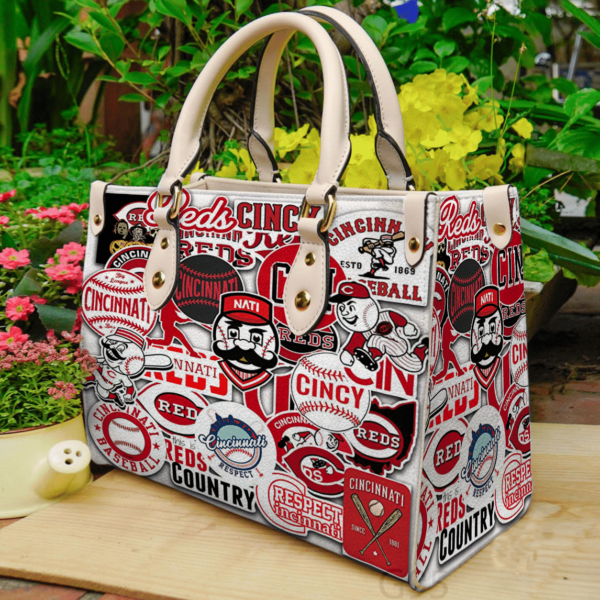 Cincinnati Reds Women Leather Hand Bag