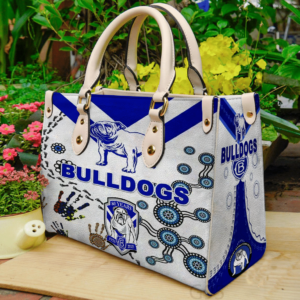 Canterbury Bankstown Bulldogs 1 Women Leather Hand Bag