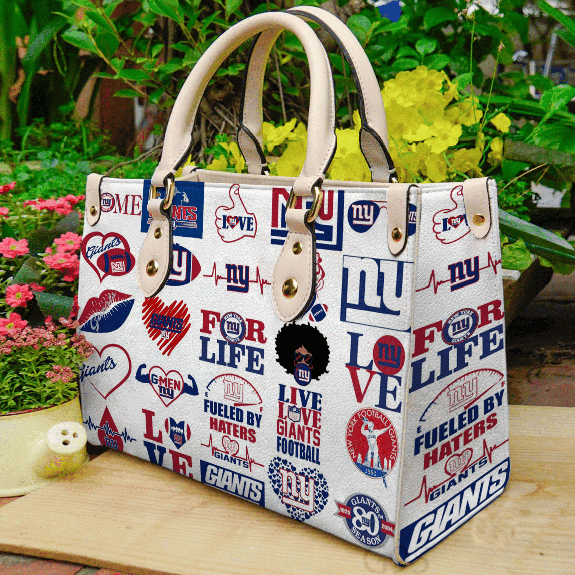 NEW YORK GIANTS 1 Women Leather Hand Bag