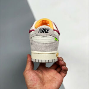 Off-White x Nike Dunk Low 33 of 50 Grey Sail For Sale