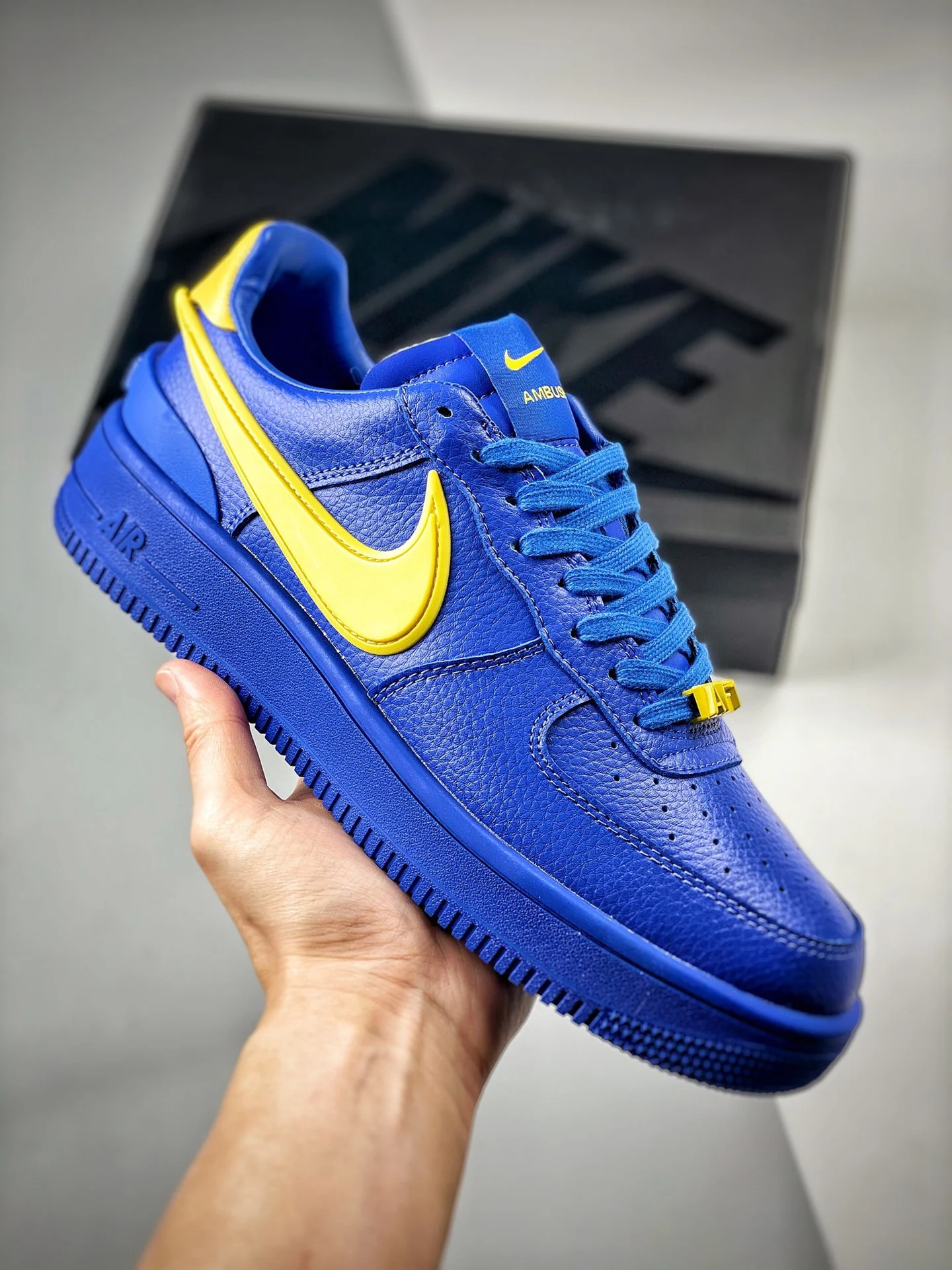 AMBUSH x Nike Air Force 1 Low Game Royal Varsity Maize DV3464-400 For Sale