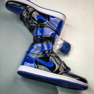 Air Jordan 1 High OG Leather Patent Royal For Sale