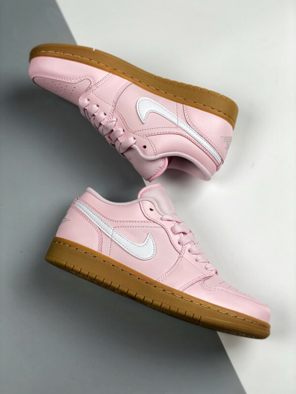 Air Jordan 1 Low GS Arctic Pink White-Gum Light Brown For Sale