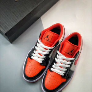 Air Jordan 1 Low Halloween Sail Orange-Black DV1335-800 For Sale