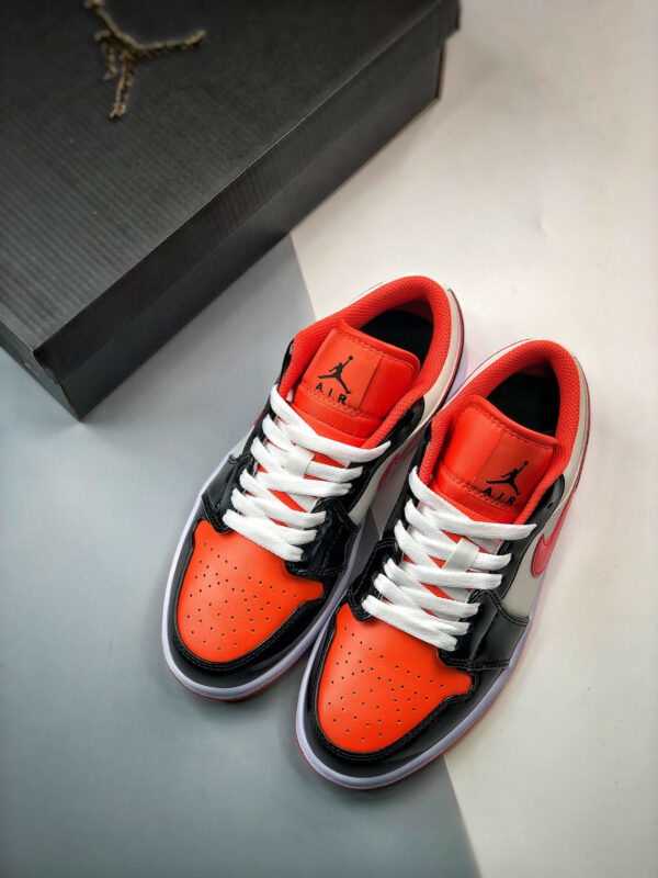 Air Jordan 1 Low Halloween Sail Orange-Black DV1335-800 For Sale