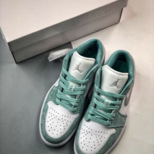 Air Jordan 1 Low New Emerald White-Light Steel Grey DN3705-301 For Sale