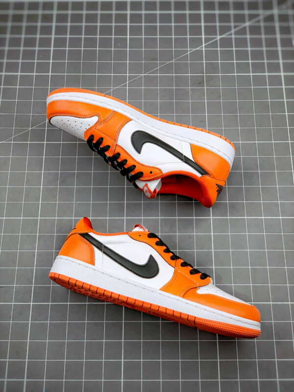 Air Jordan 1 Low OG Shattered Backboard Orange White-Black For Sale