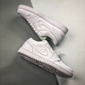 Air Jordan 1 Low Triple White 553558-112 On Sale