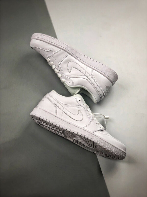 Air Jordan 1 Low Triple White 553558-112 On Sale