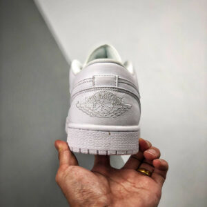 Air Jordan 1 Low Triple White 553558-112 On Sale