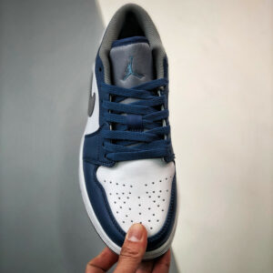 Air Jordan 1 Low True Blue White Cement Grey 553558-412 For Sale