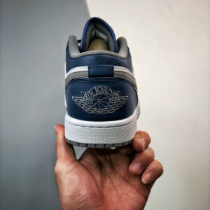 Air Jordan 1 Low True Blue White Cement Grey 553558-412 For Sale