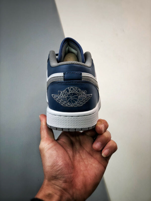 Air Jordan 1 Low True Blue White Cement Grey 553558-412 For Sale