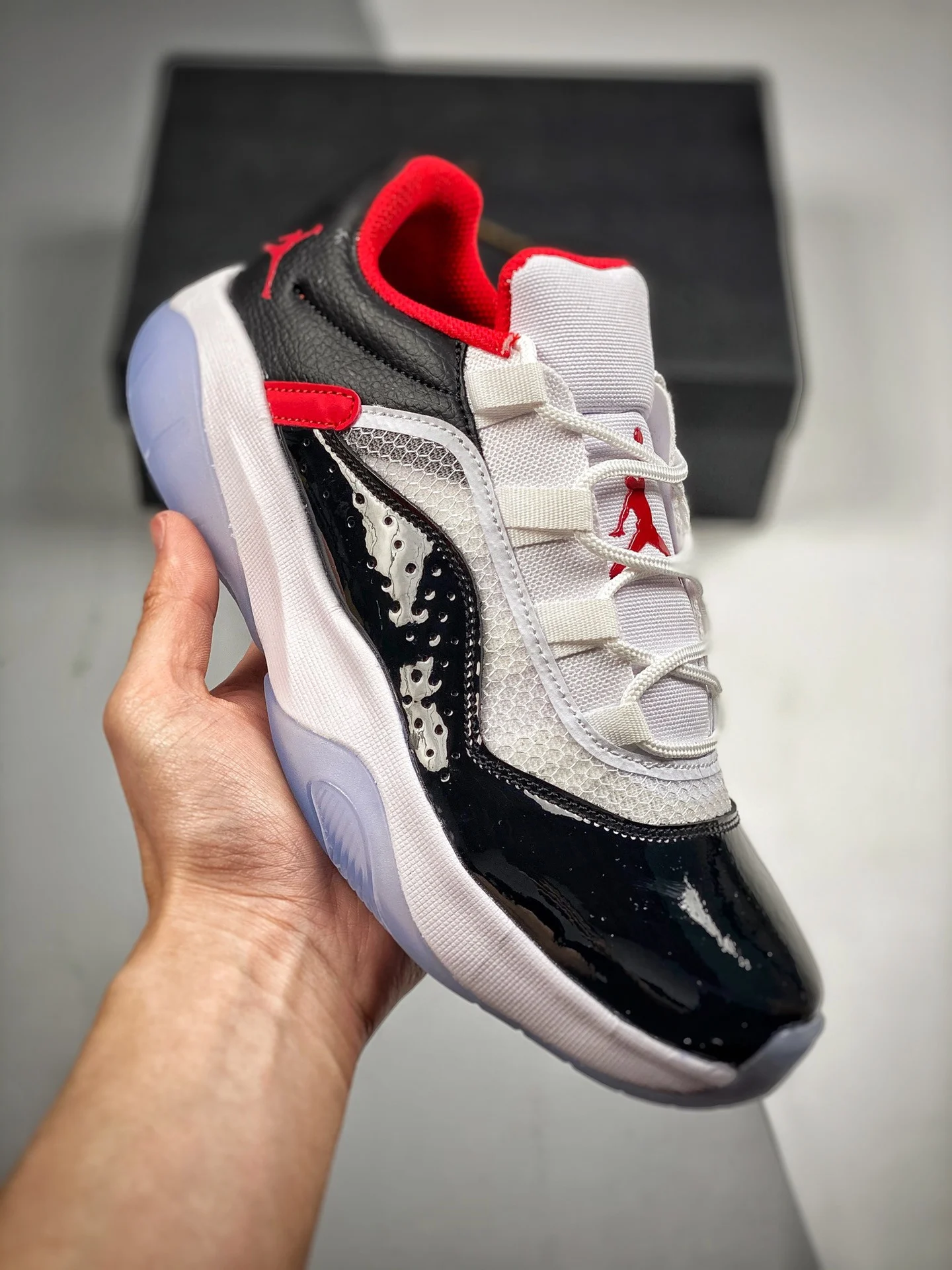 Air Jordan 11 CMFT Low White University RedBlack For Sale