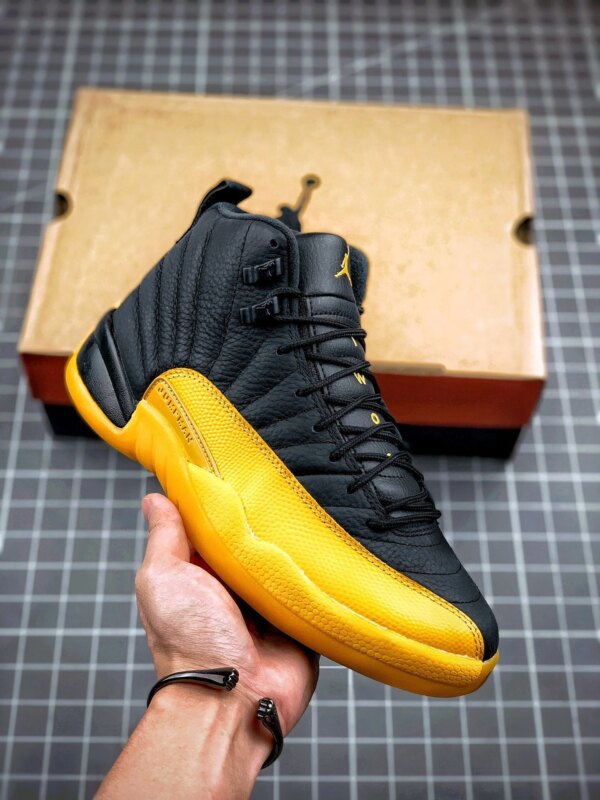 Air Jordan 12 Black University Gold 130690-070 For Sale