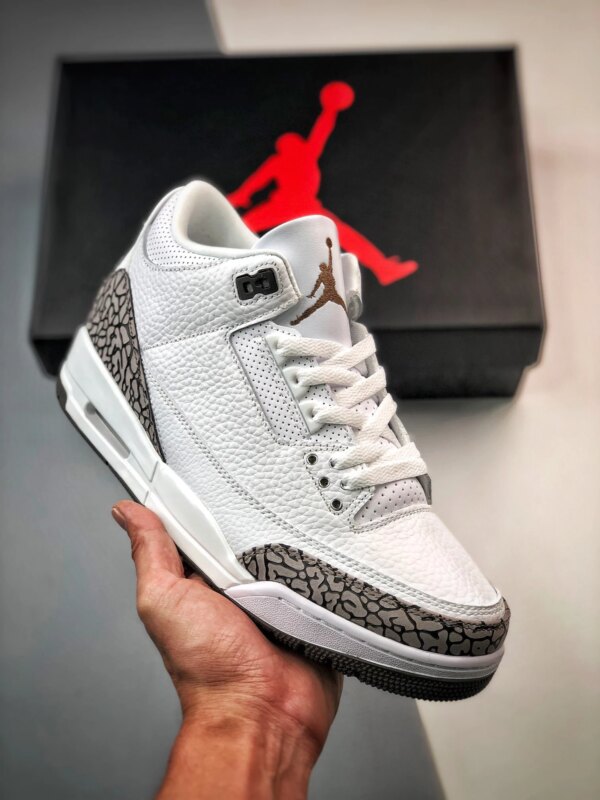 Air Jordan 3 Mocha White Chrome-Dark Mocha 136064-122 For Sale