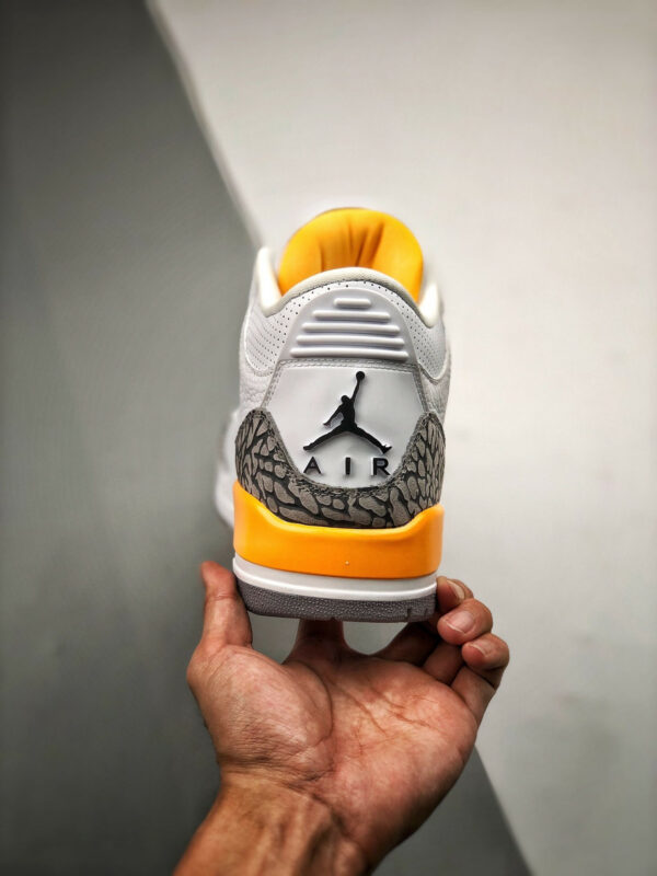 Air Jordan 3 White Laser Orange-Cement Grey-Black For Sale