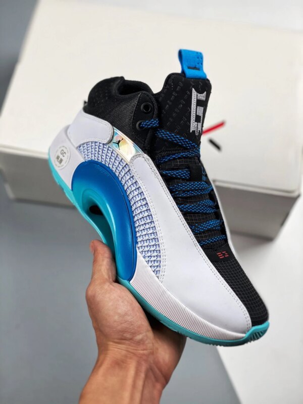 Air Jordan 35 Morpho White Blue Black On Sale