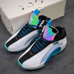 Air Jordan 35 Morpho White Blue Black On Sale