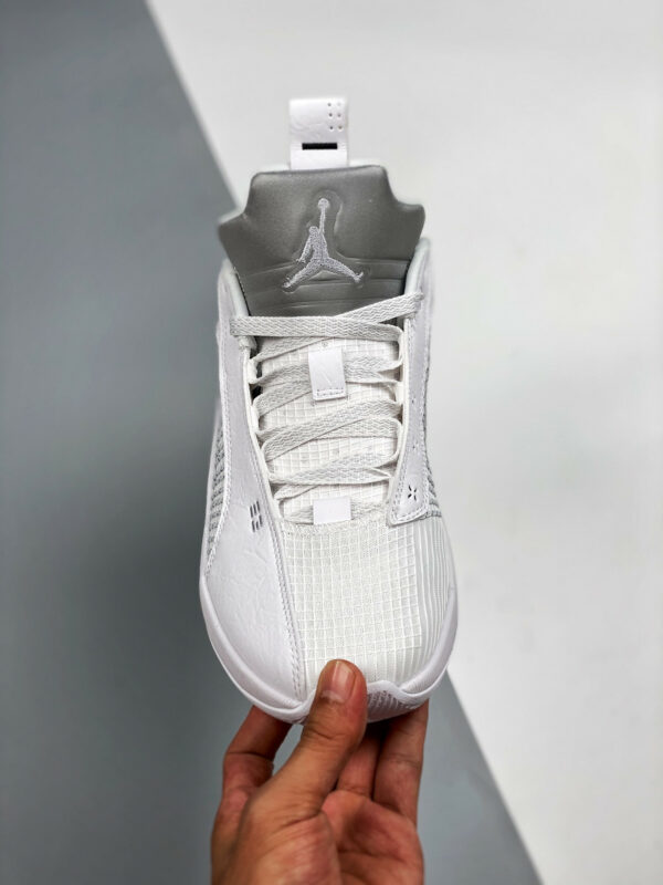 Air Jordan 35 Low White White-Metallic Silver On Sale