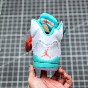 Air Jordan 5 Crimson Pule Light Aqua-Black 440892-100 For Sale