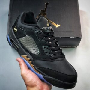 Air Jordan 5 Low Wings Black Metallic Gold DJ1094-001 For Sale