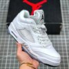 Air Jordan 5 Low White Black-Wolf Grey 819172-122 For Sale