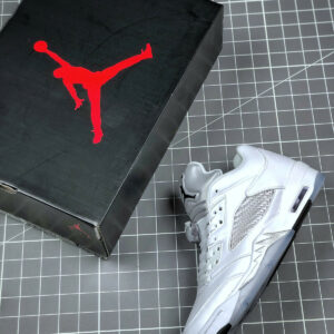 Air Jordan 5 Low White Black-Wolf Grey 819172-122 For Sale