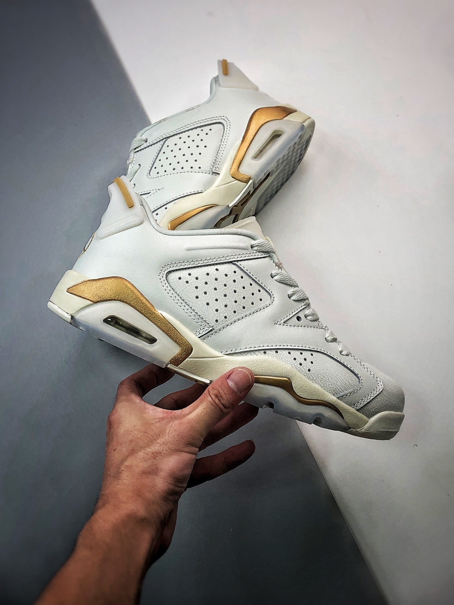 Air Jordan 6 Low CNY Spruce Aura Metallic Gold DH6928-073 For Sale