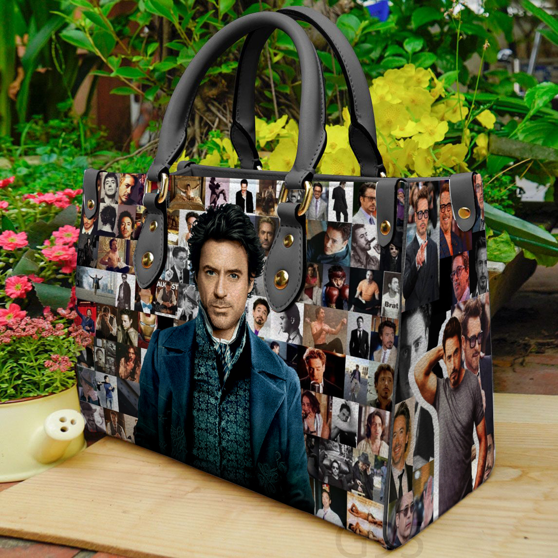 Robert Downey Jr Women Leather Hand Bag