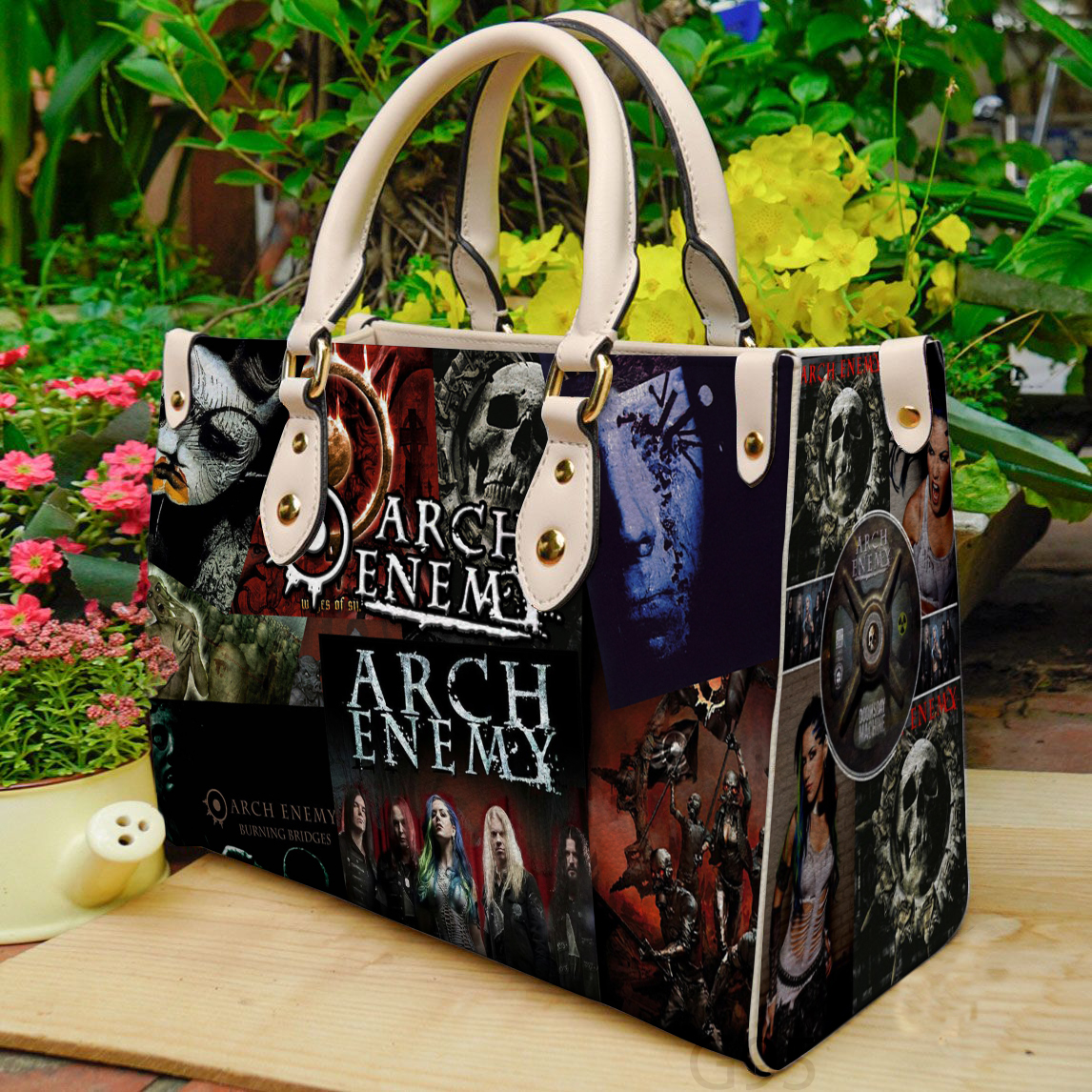 Arch Enemy Women Leather Hand Bag