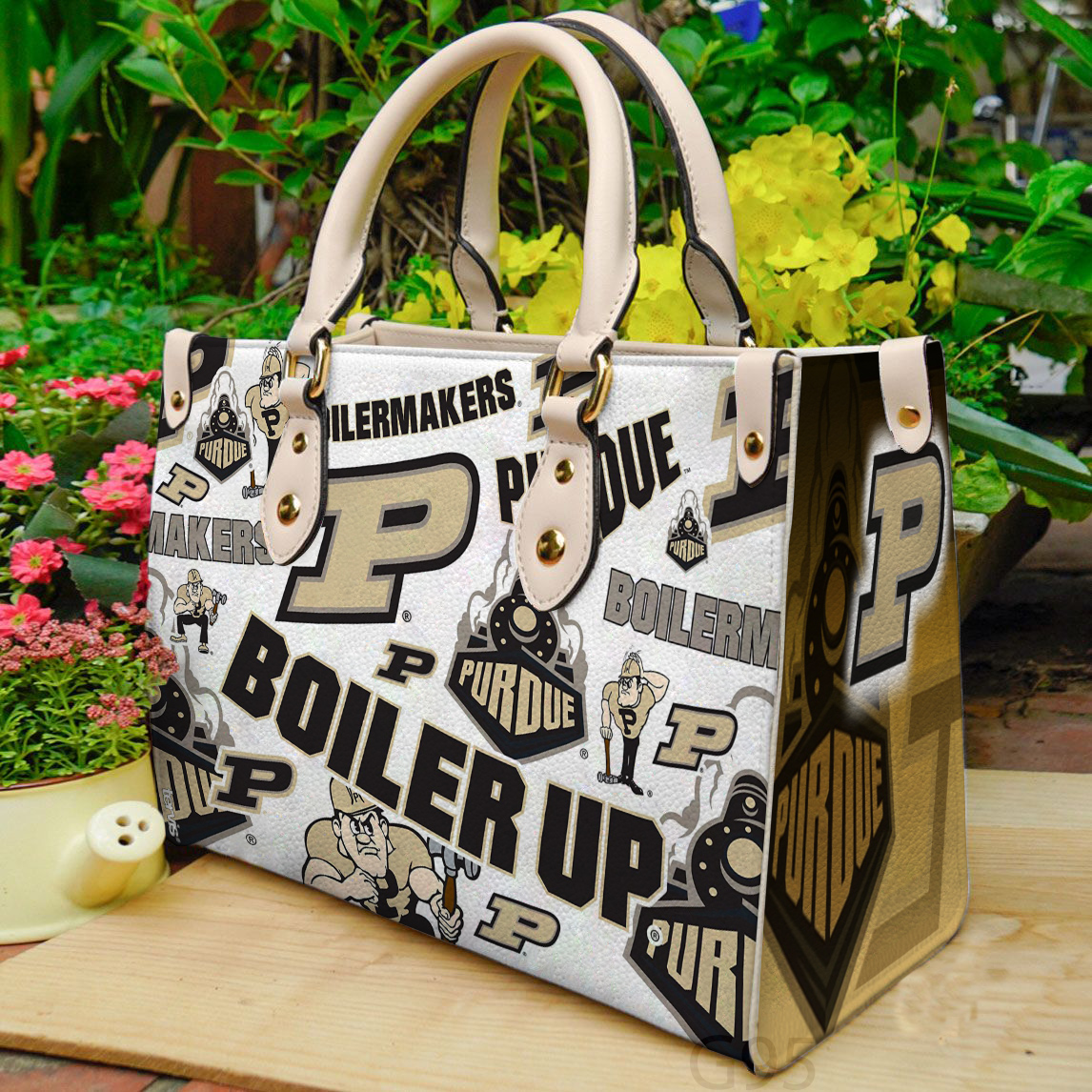 Purdue Boilermakers Women Leather Hand Bag