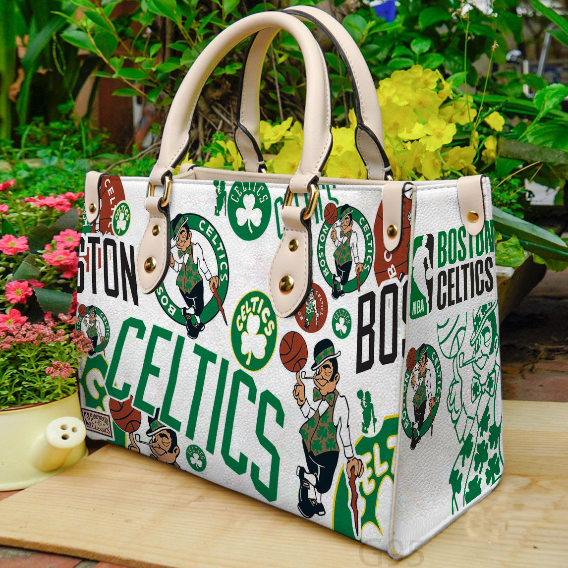 Boston Celtics Women Leather Hand Bag