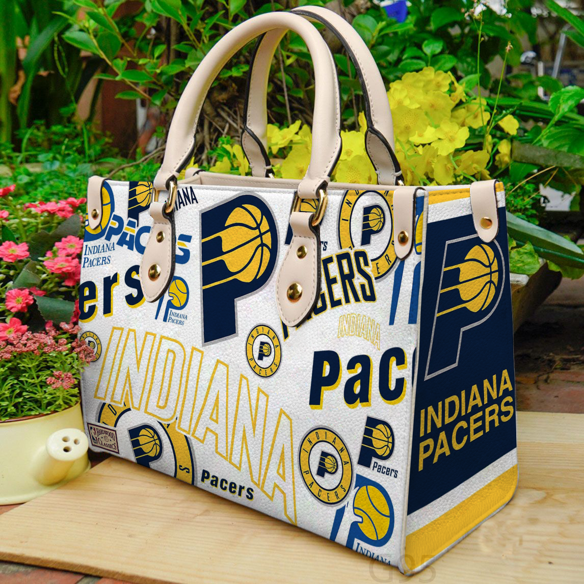 Indiana Pacers Women Leather Hand Bag