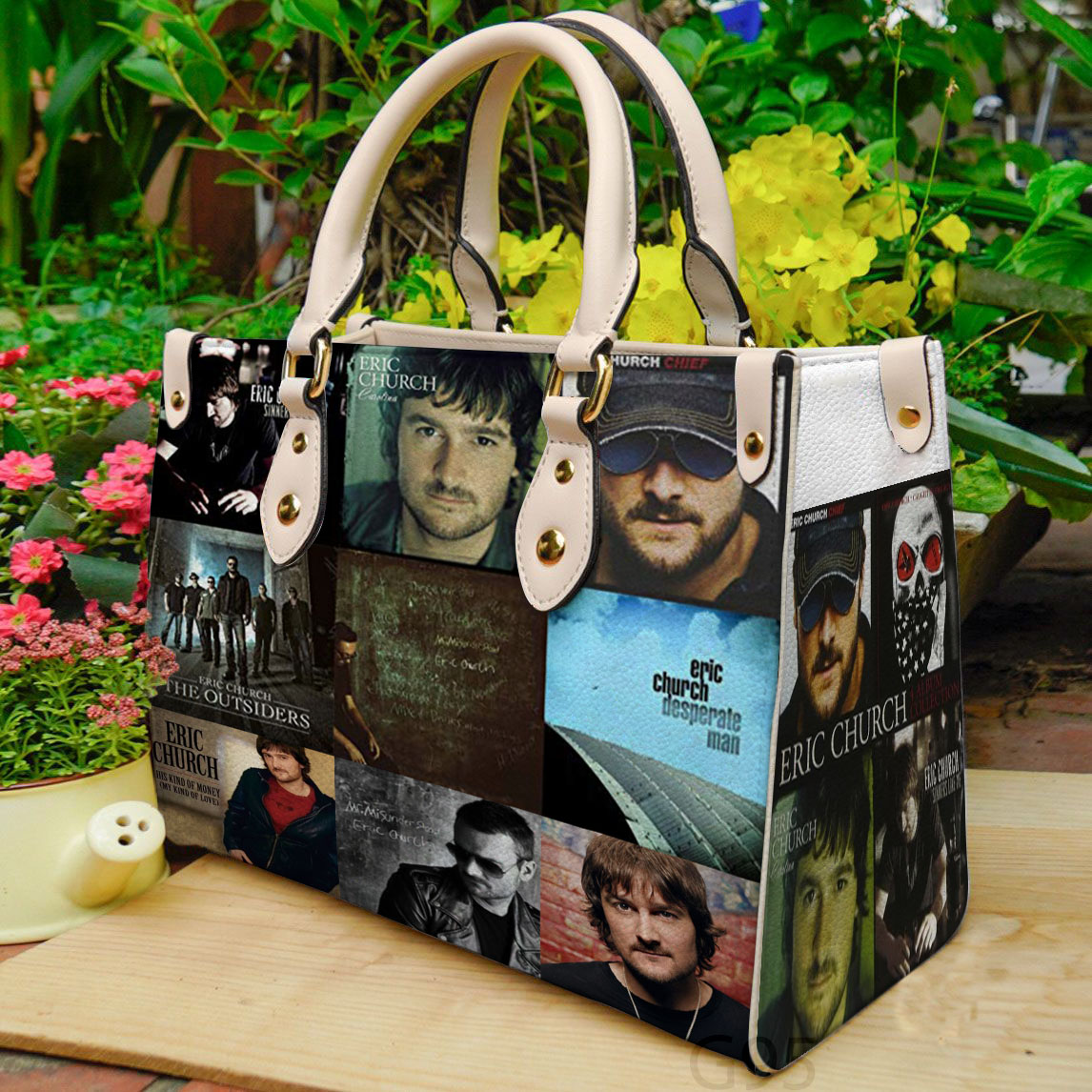 Eric Church Women Leather Hand Bag