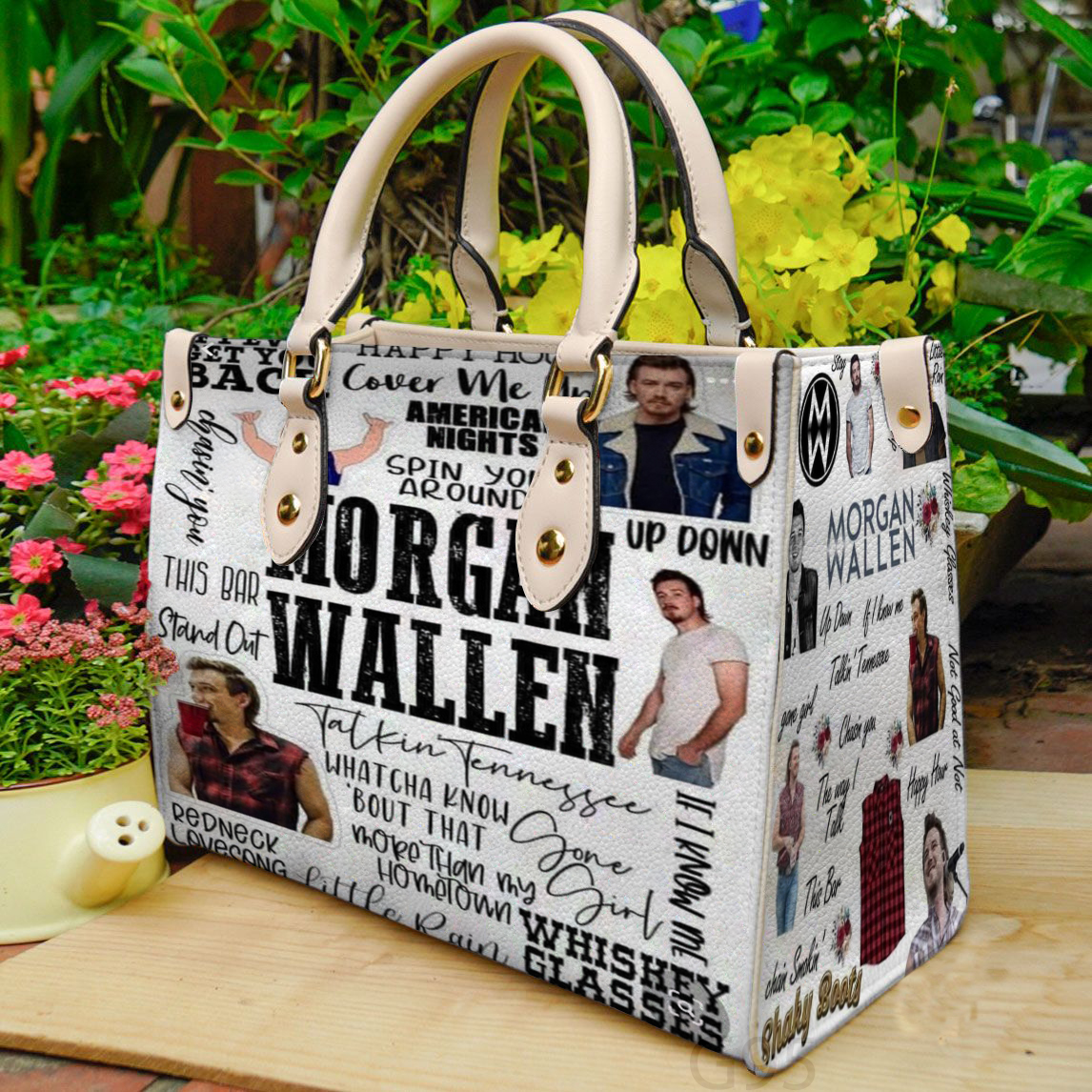 Morgan Wallen Women Leather Hand Bag