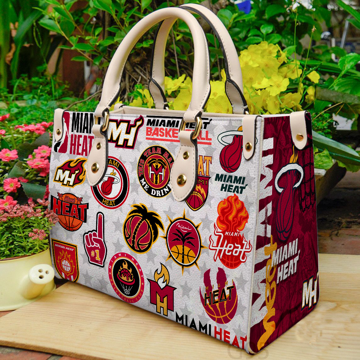 Miami Heat g1 Women Leather Hand Bag