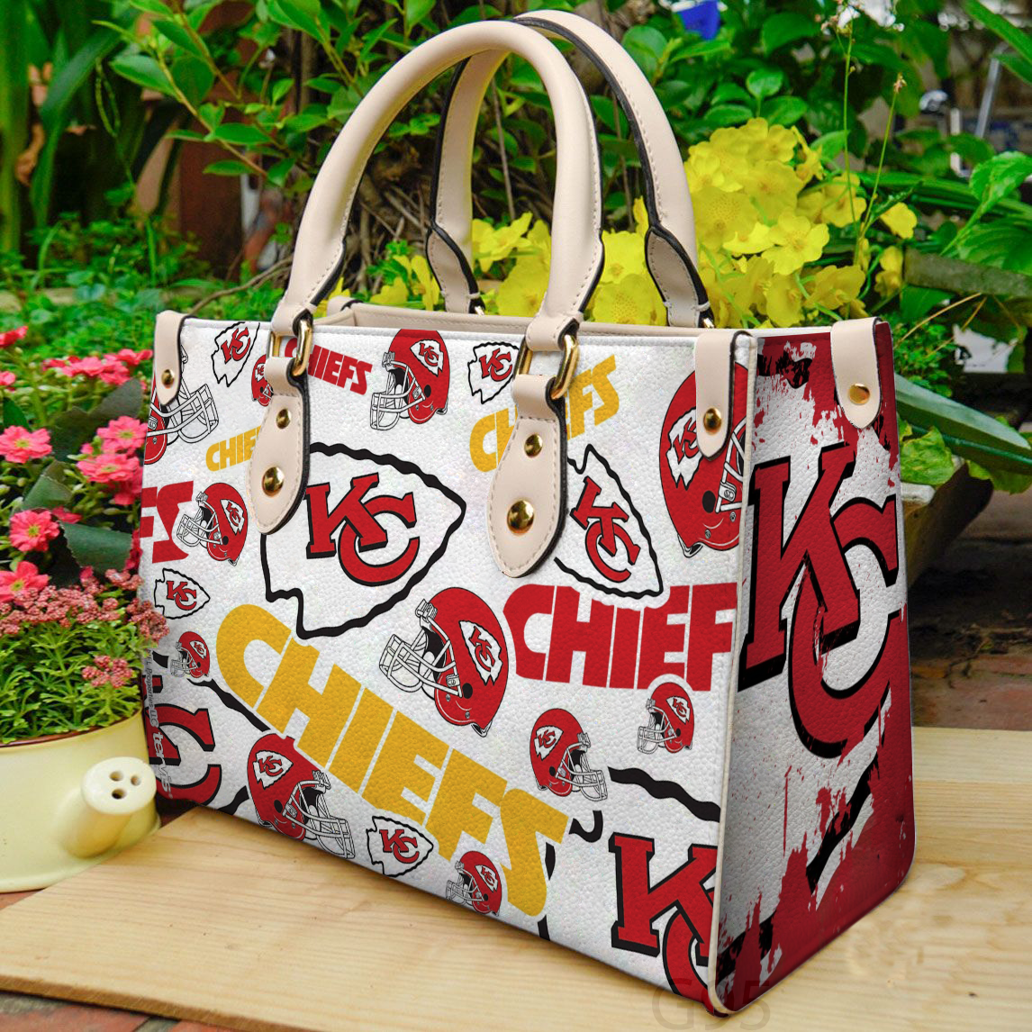 Kansas City Chiefs Women Leather Hand Bag