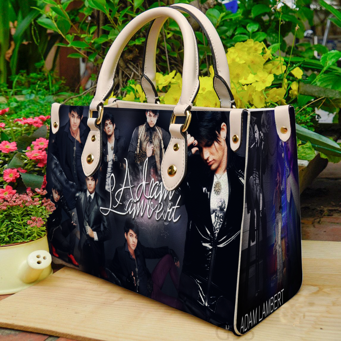 Adam Lambert 1 Women Leather Hand Bag