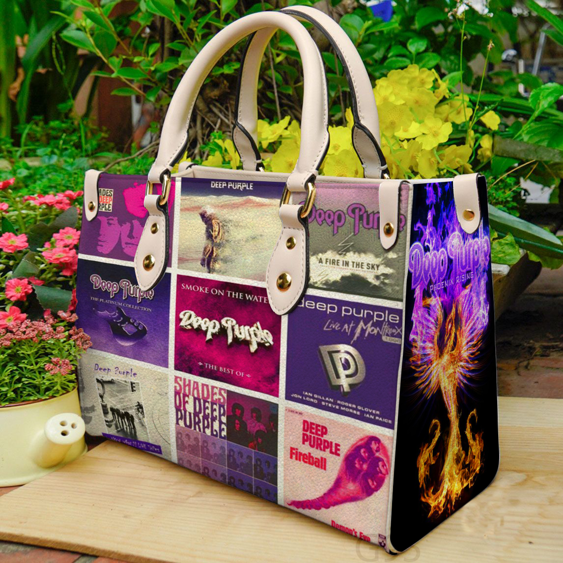 Deep Purple 1 Women Leather Hand Bag