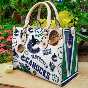 Vancouver Canucks Women Leather Hand Bag