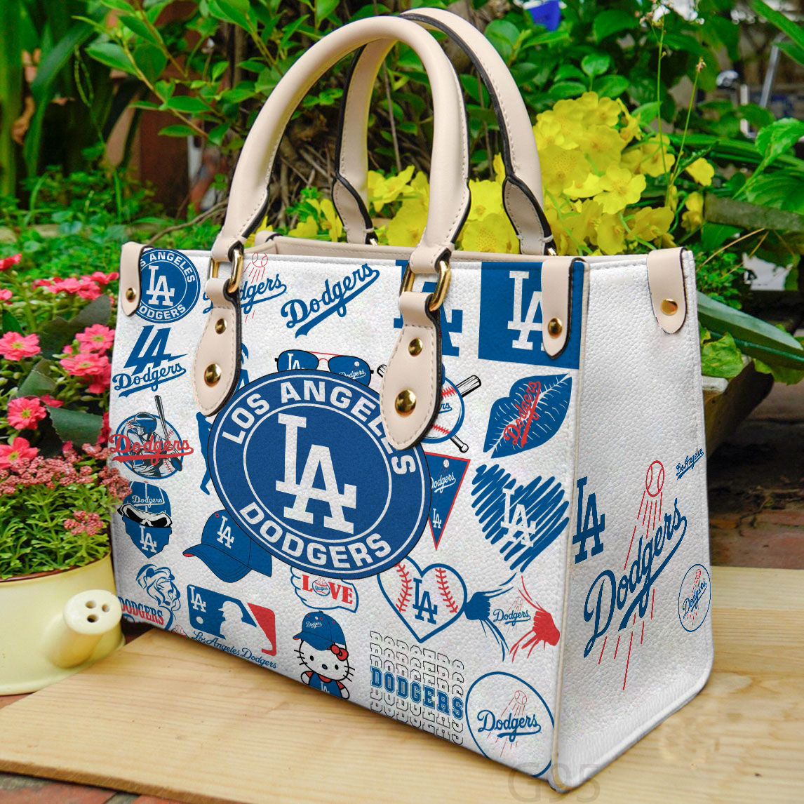 Los Angeles Dodgers Women Leather Hand Bag