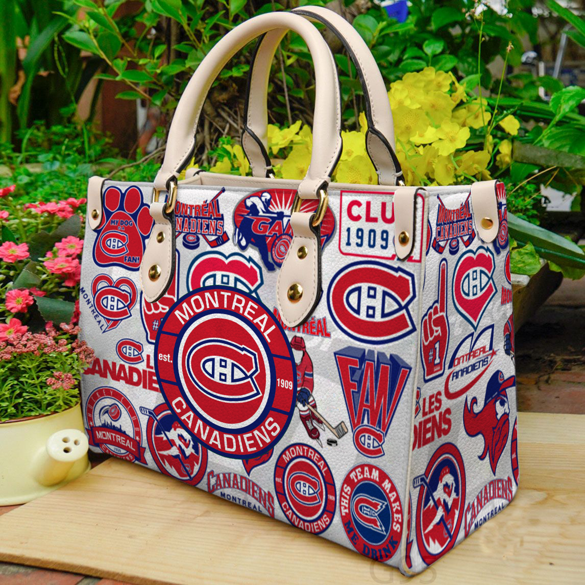 Montreal Canadiens Women Leather Hand Bag