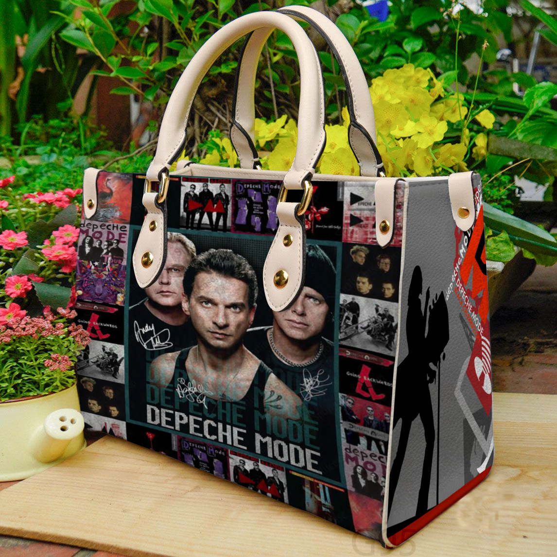 Depeche Mode 3 Women Leather Hand Bag