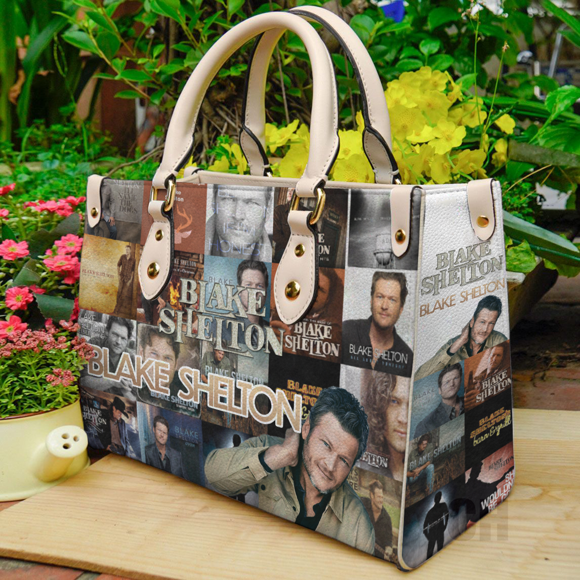 Blake Shelton Women Leather Hand Bag