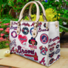 Atlanta Braves Lover Women Leather Hand Bag