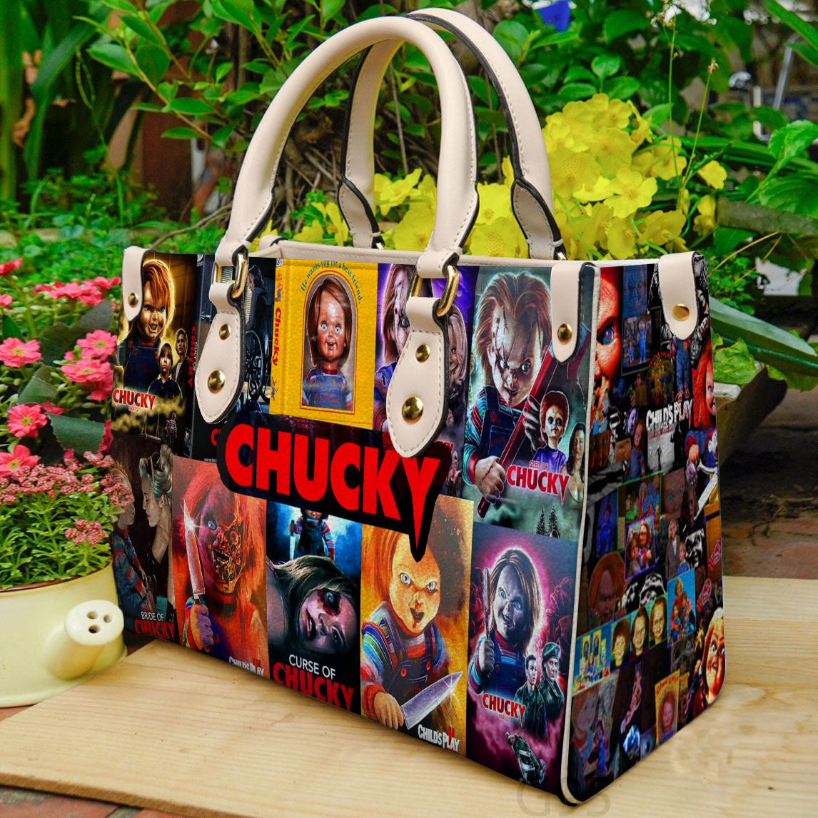 Chucky Horror Movie Women Leather Hand Bag