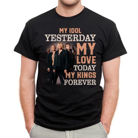 Def Leppard My Idol Yesterday My Love Today My King Forever T Shirt