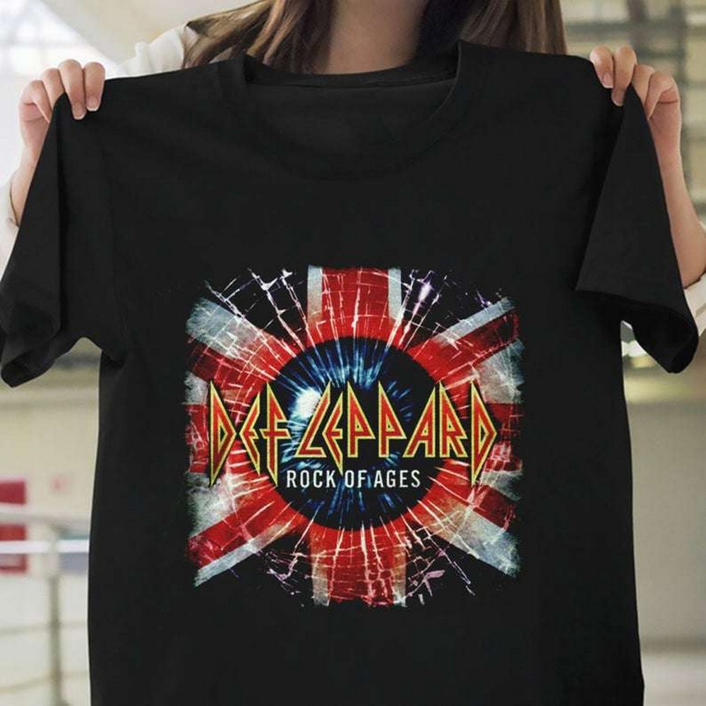 Def Leppard Rock Of Ages Union Jack 1 T Shirt